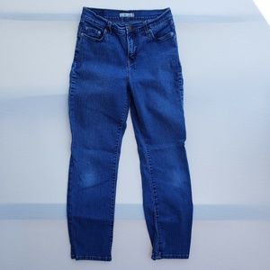 Levi's 512 Slimming Boot Cut Stretch Jeans Women's Size 10 Petite Mid Rise 28X28